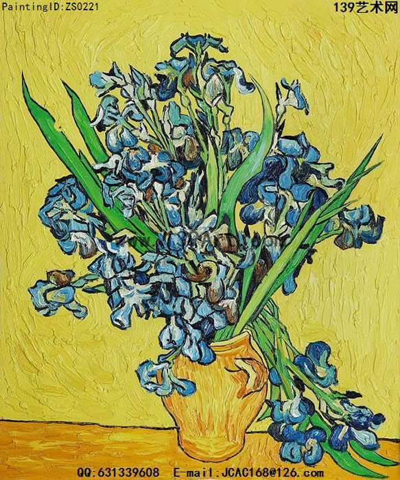 世界名画梵高世界名画兰花